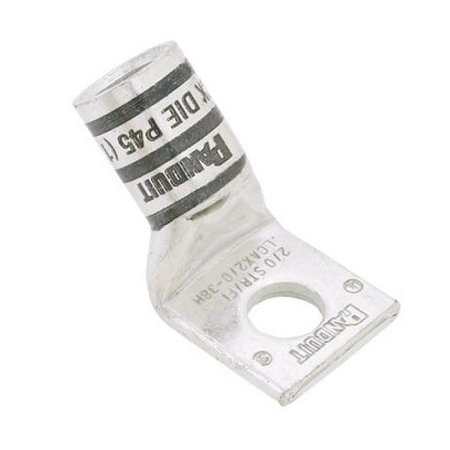 PANDUIT Lug, Cu, #1 Awg, 1/4 Stud, 45 deg LCAX1-14H-X